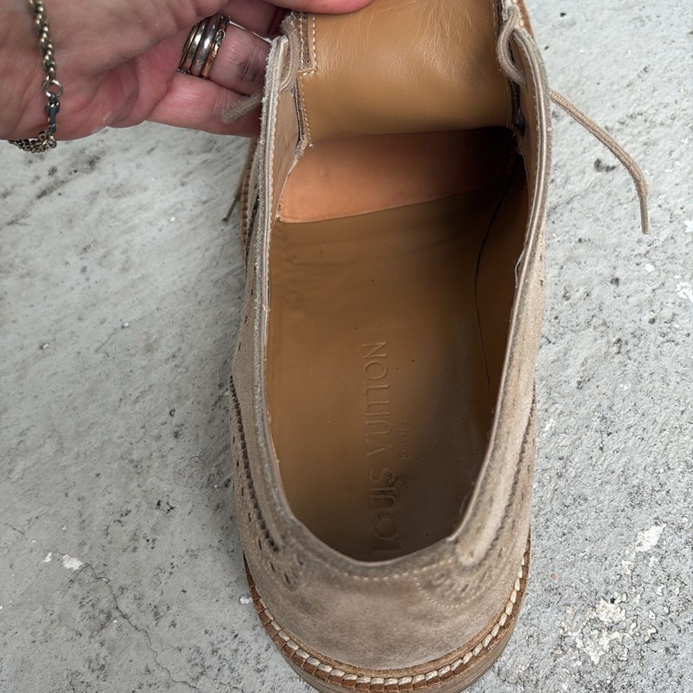 Louis Vuitton Brogues tan suede - Picture 11 of 11